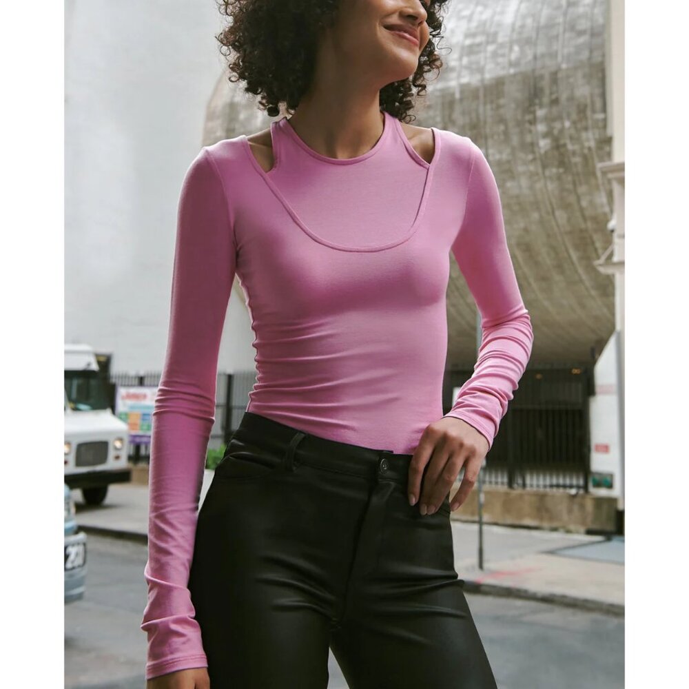 Marcella Carson Top Orchid Pink